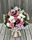 Букет цветов из: Альстромерии, Гвоздики, Розы и Хризантемы в Дьяконове
