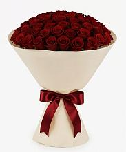 Букет 101 Бордовая роза Блэк Бакарра в Дьяконове