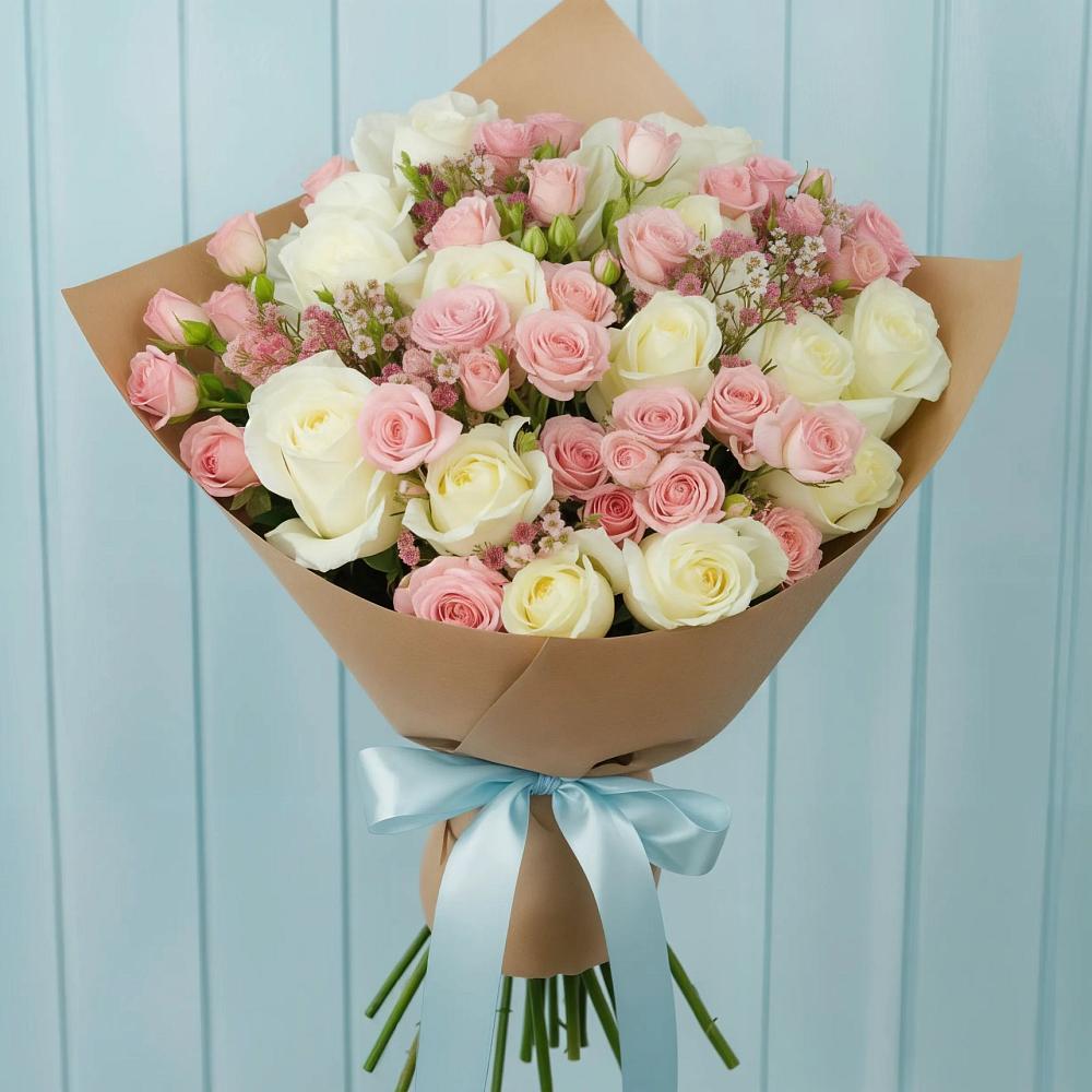 Букет цветов из: Розы в Дьяконове