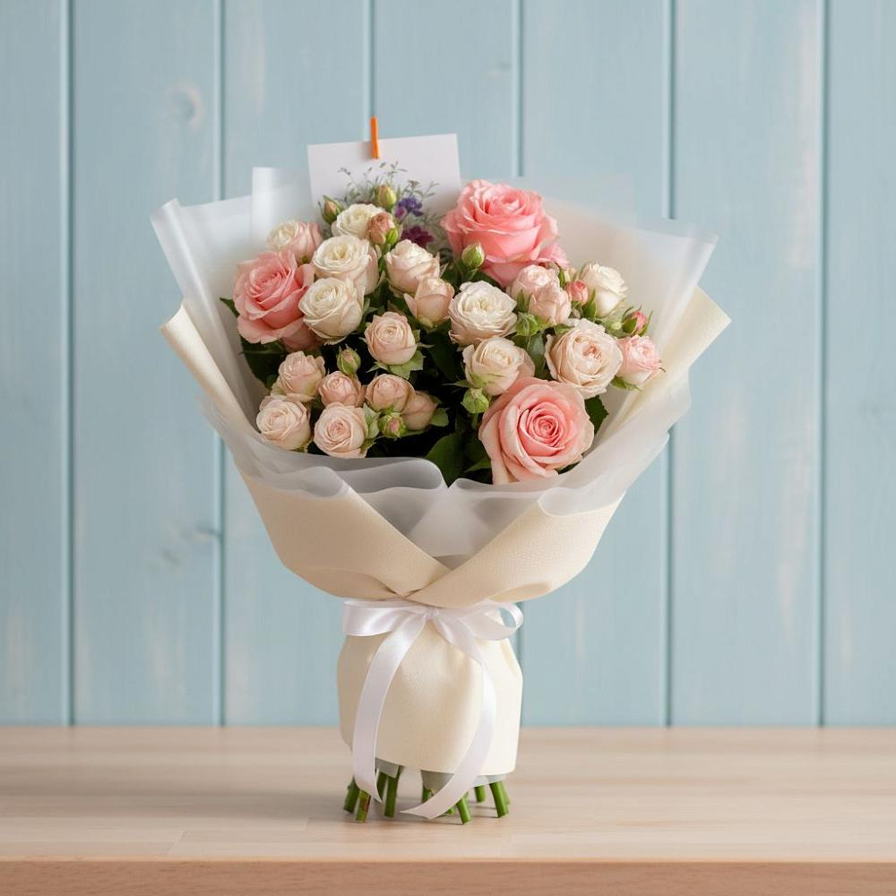 Букет цветов из: Розы в Дьяконове