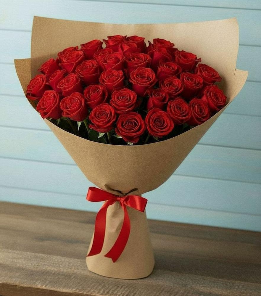 Букет Красные розы Милано в Дьяконове