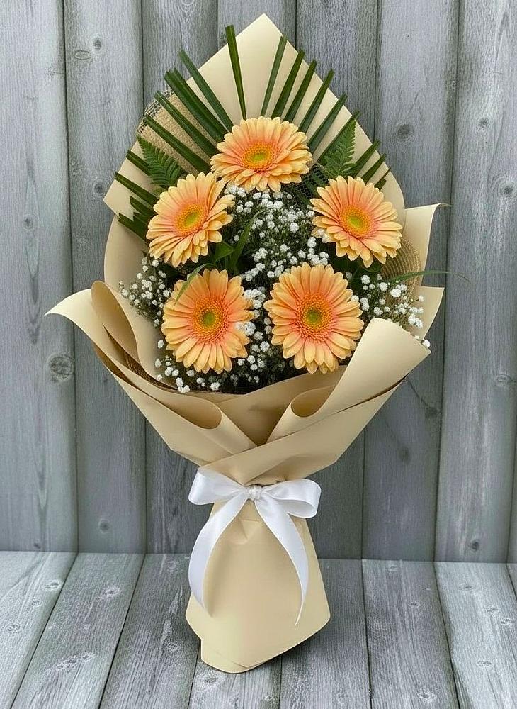 Букет цветов из: Герберы в Дьяконове