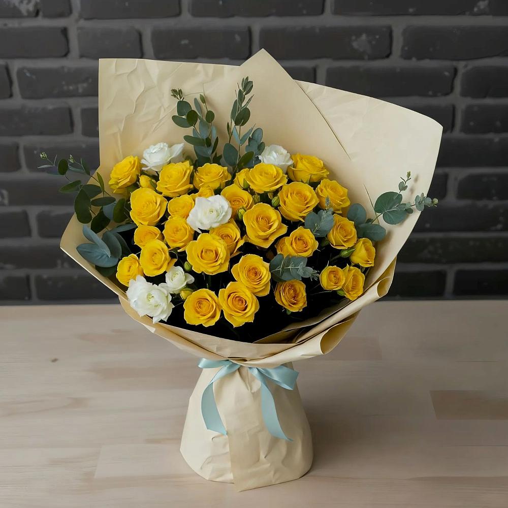 Букет цветов из: Розы в Дьяконове
